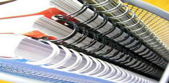 book binding service in Surrey, spiral binding, saddle-stitching, coil binding, perfect binding